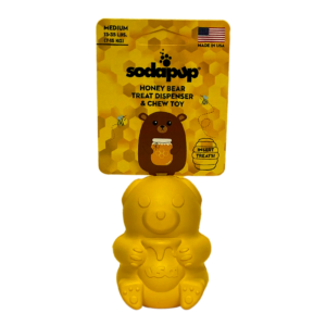 SodaPup Honey Bear - Jutalomfalattal tölthető
