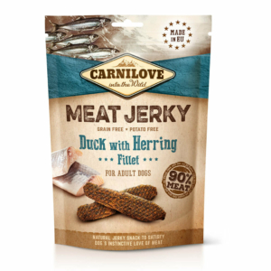 Carnilove Jerky Snack Kacsa&Hering 100 g