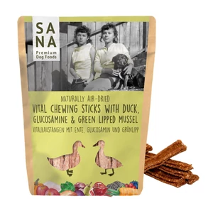 SANA Fogtisztító Sticks Kacsahússal - glükózaminnal és zöldkagylóval 150 g