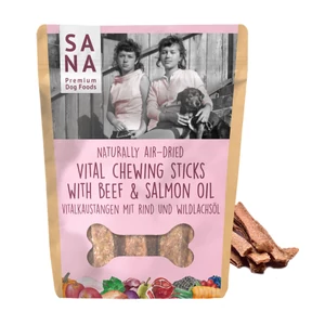 SANA Fogtisztító Sticks Marhahússal - vadlazacolajjal 150 g