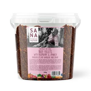 SANA Marhafilé - málnával és spenóttal 500 g