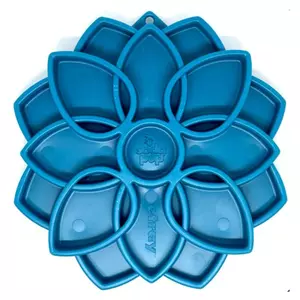 SodaPup Habzsolásgátló tál Mandala - Kék