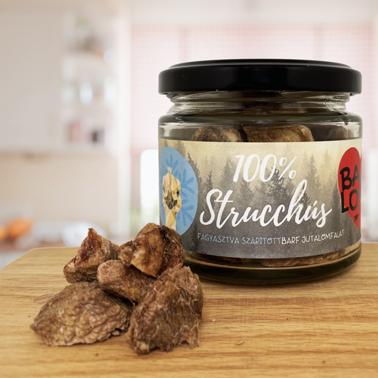 BARF LOVE 100% Strucchús jutalomfalat - fagyasztva szárított 40 gramm