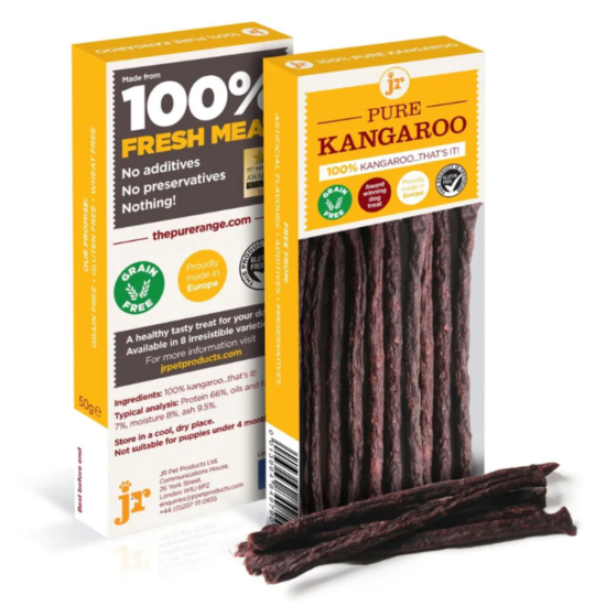 JR Pet Products - 100% Kenguruhús csíkok 50 g
