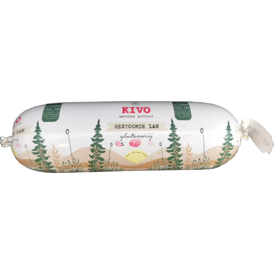 KIVO - Párolt Bárányhús zöldséggel és gyümölccsel - 600 g