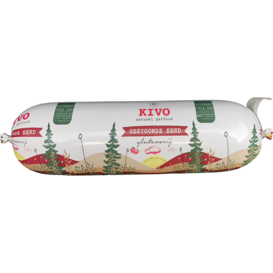 KIVO - Párolt Kacsahús zöldséggel és gyümölccsel - 600 g