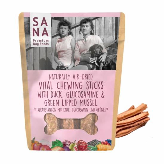 SANA Fogtisztító Sticks Kacsahússal - glükózaminnal és zöldkagylóval 150 g