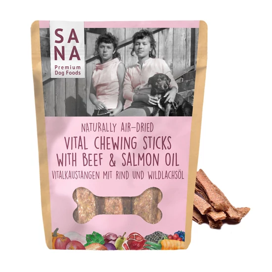 SANA Fogtisztító Sticks Marhahússal - vadlazacolajjal 150 g
