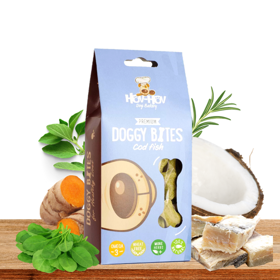 Hov-Hov Tőkehalas kutyakeksz 100 g